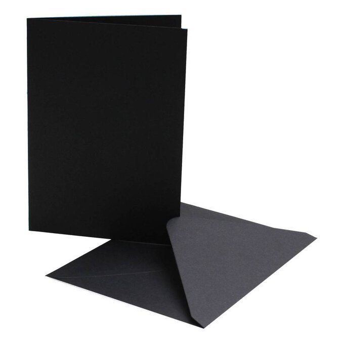 Black Cards A6 6 Pack