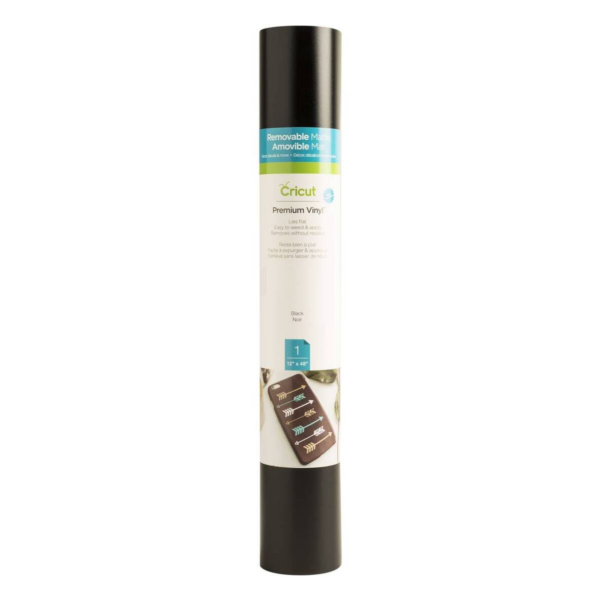 Cricut Black Removable Matte Vinyl 12 x 48 Inches 1 Cricut Black Removable Matte Vinyl 12 x 48 Inches