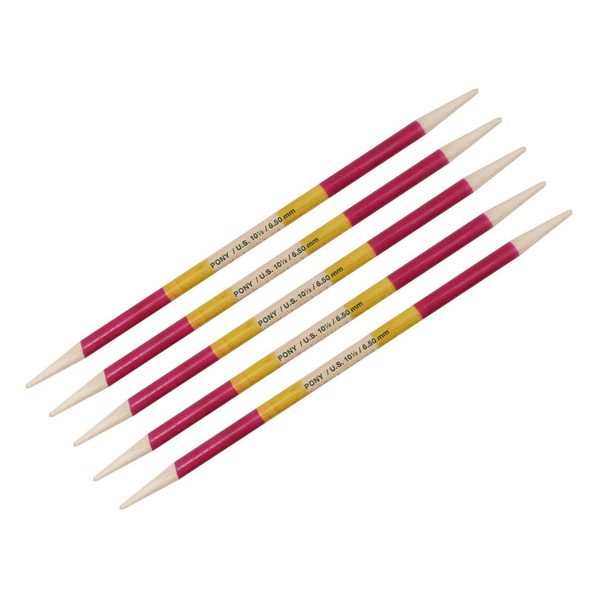 Pony Flair Double Ended Knitting Needles 20cm 6.5mm 5 Pack 1 Pony Flair Double Ended Knitting Needles 20cm 6.5mm 5 Pack