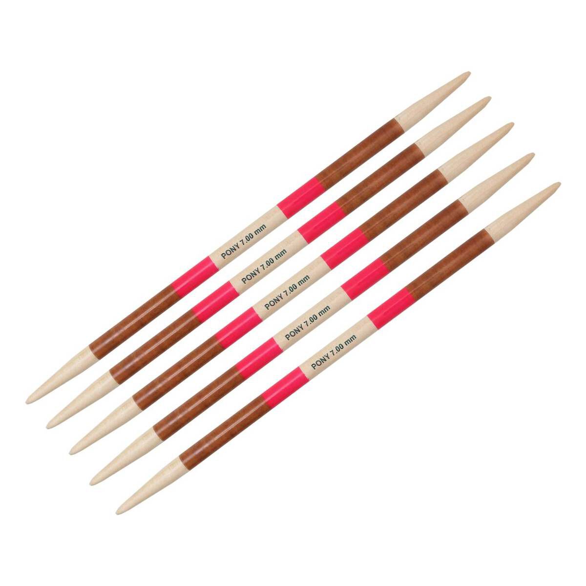 Pony Flair Double Ended Knitting Needles 20cm 7mm 5 Pack 1 Pony Flair Double Ended Knitting Needles 20cm 7mm 5 Pack