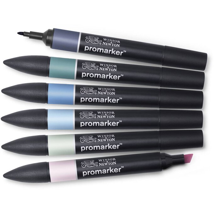 Winsor & Newton Promarker Skyscape 6 Pack 1 Winsor & Newton Promarker Skyscape 6 Pack