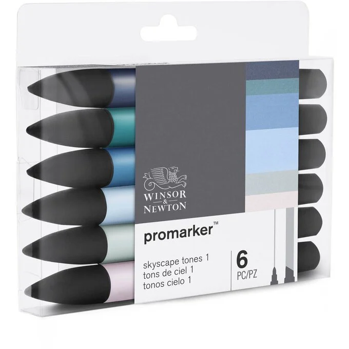 Winsor & Newton Promarker Skyscape 6 Pack 3 Winsor & Newton Promarker Skyscape 6 Pack