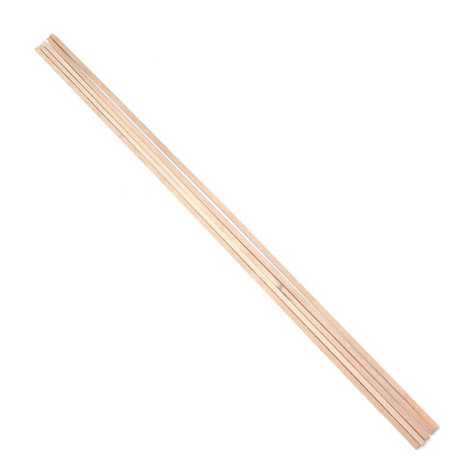 Basswood 3/16 x 3/16 x 24 Inches 5 Pack