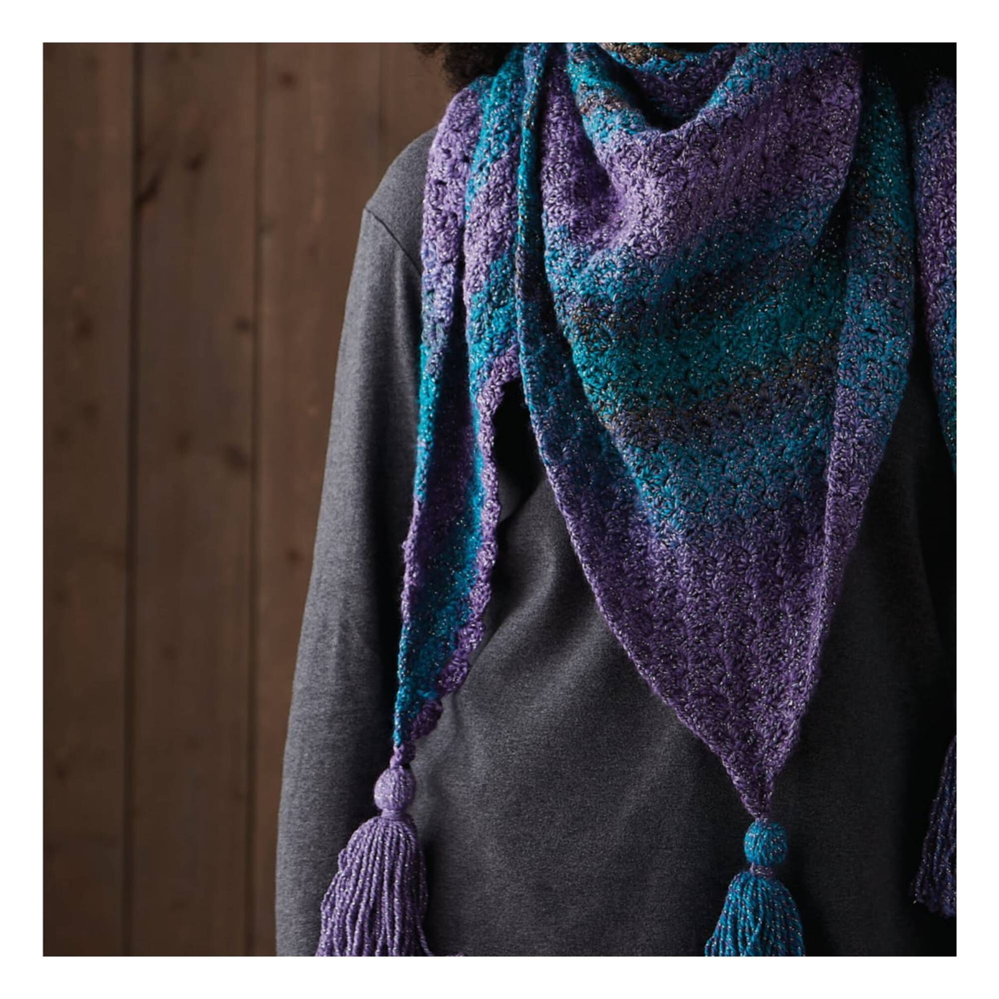 Knitcraft Corner to Corner Crochet Shawl Digital Pattern 0241