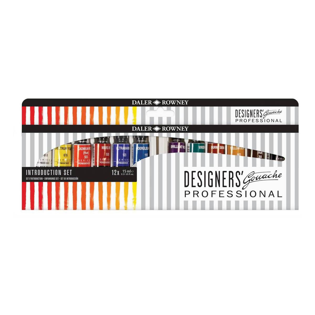 Daler-Rowney Designers’ Gouache Introduction Set 15ml 12 Pack