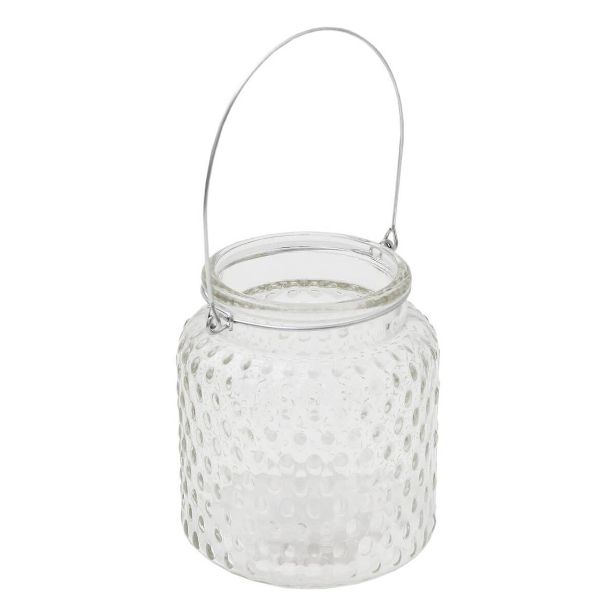Glass Vase with Handle 9cm x 10cm