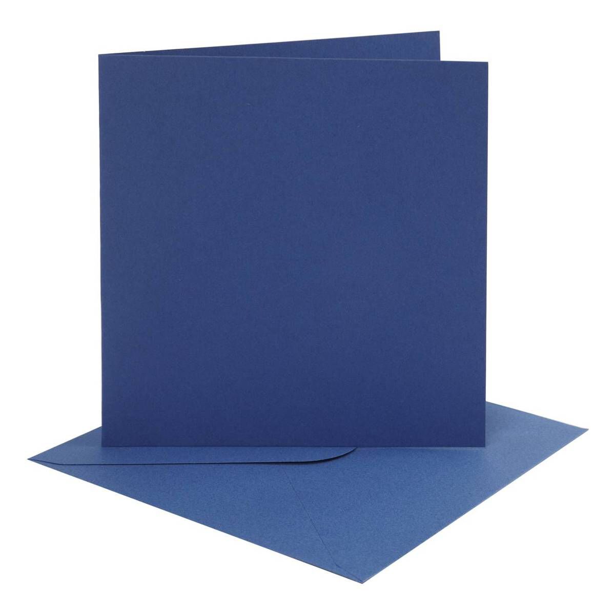 Blue Cards 6 x 6 Inches 4 Pack