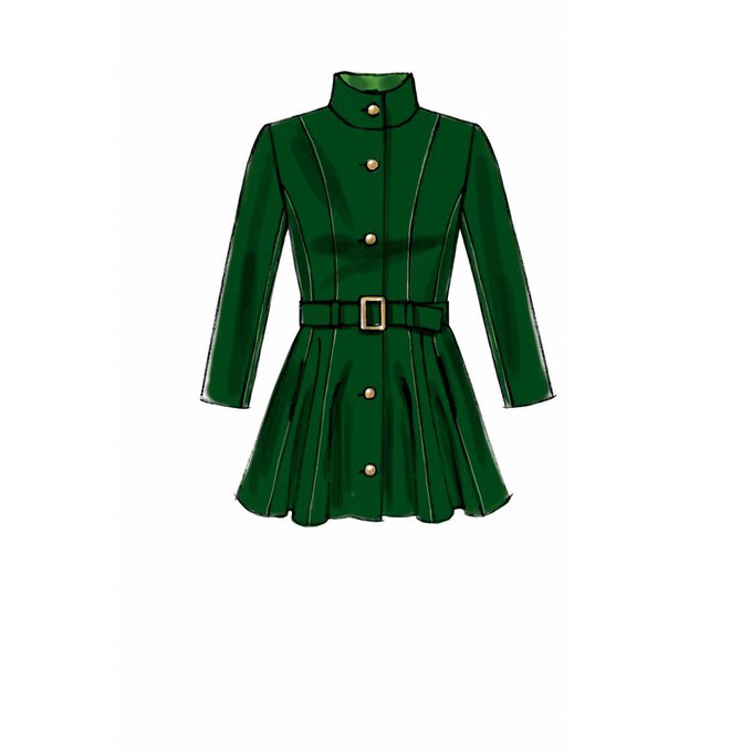 McCall’s Petite Lined Coat Sewing Pattern M6800 (14-22) 3 McCall’s Petite Lined Coat Sewing Pattern M6800 (14-22)