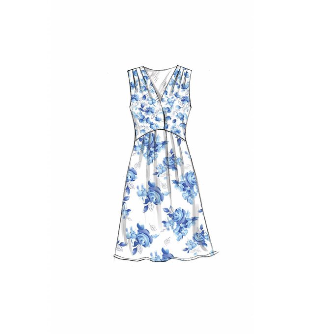 McCall’s Women’s Dress Sewing Pattern M7381 (L-XXL) 4 McCall’s Women’s Dress Sewing Pattern M7381 (L-XXL)