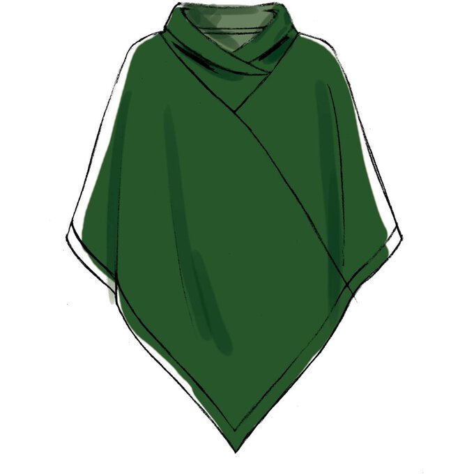 McCall’s Poncho Sewing Pattern M7846 (L-XL) 3 McCall’s Poncho Sewing Pattern M7846 (L-XL)