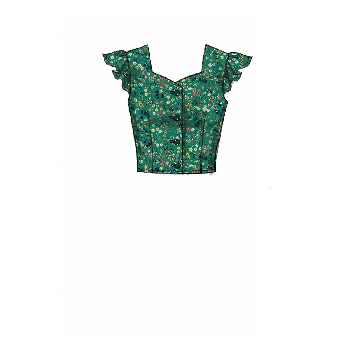 McCall’s Women’s Tops Sewing Pattern M7900 (14-22) 2 McCall’s Women’s Tops Sewing Pattern M7900 (14-22)