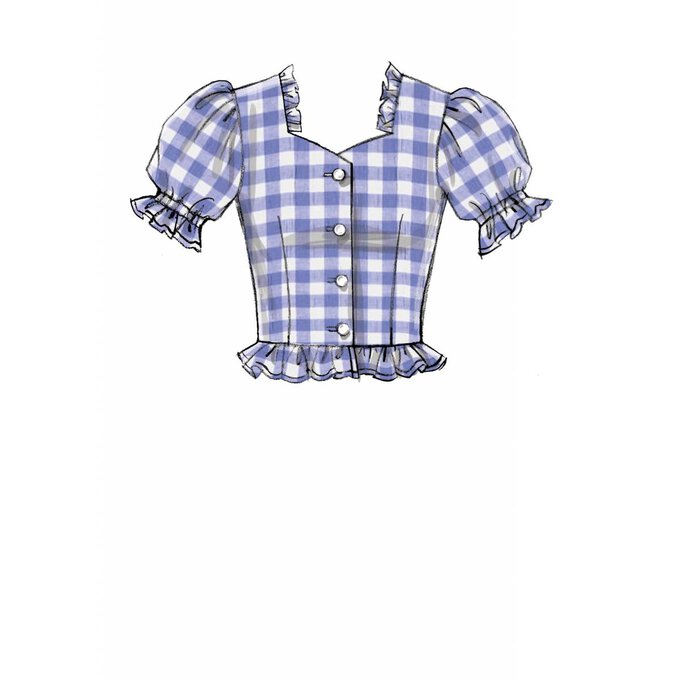 McCall’s Women’s Tops Sewing Pattern M7900 (14-22) 3 McCall’s Women’s Tops Sewing Pattern M7900 (14-22)