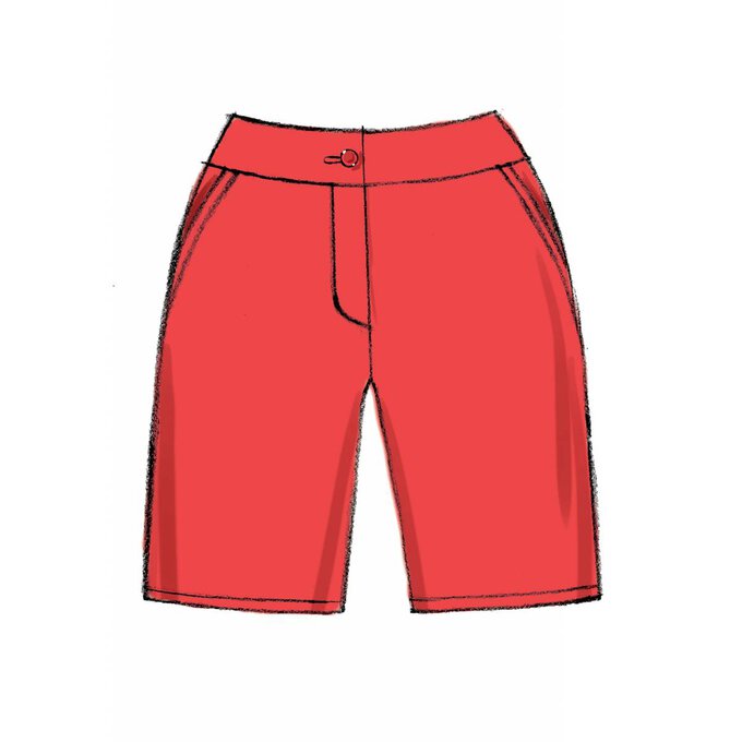 Vogue Women’s Shorts Sewing Pattern V9008 (6-14) 3 Vogue Women’s Shorts Sewing Pattern V9008 (6-14)
