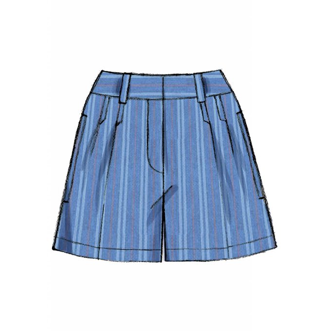 Vogue Women’s Shorts Sewing Pattern V9008 (6-14) 4 Vogue Women’s Shorts Sewing Pattern V9008 (6-14)