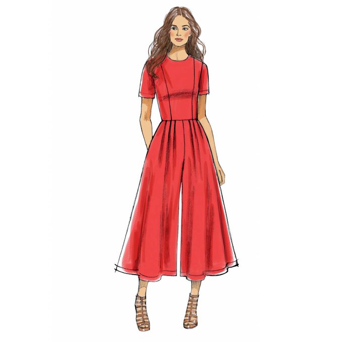Vogue Dress and Jumpsuit Sewing Pattern V9075 (6-14) 4 Vogue Dress and Jumpsuit Sewing Pattern V9075 (6-14)