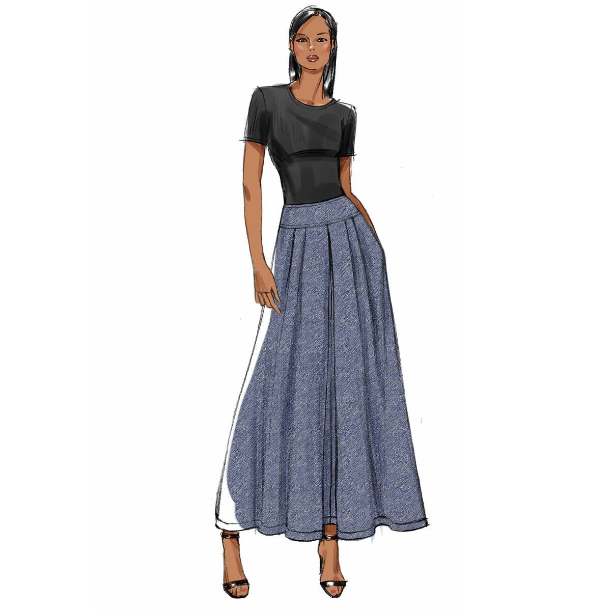 Vogue Women’s Skirt Sewing Pattern V9090 (10-18) 5 Vogue Women’s Skirt Sewing Pattern V9090 (10-18)