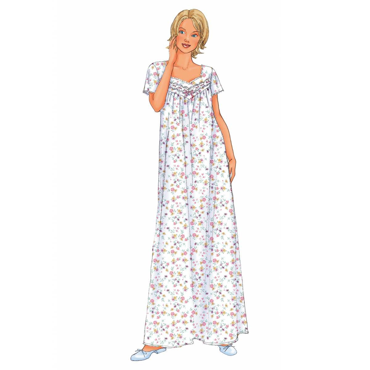 Butterick Petite Nightgown Sewing Pattern 6838 (XS-M) 5 Butterick Petite Nightgown Sewing Pattern 6838 (XS-M)